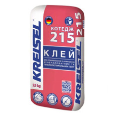 Клейова та армувальна суміш для для систем утеплення фасаду KREISEL 215 (25 кг)