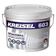 Шпаклівка пастоподібна фінішна акрилова 1-20 мм KREISEL 603 (20 кг)