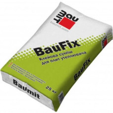 Клейова суміш  для приклейки плит утеплювача Baumit BauFix 25 кг