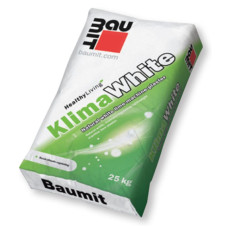 Штукатурка вапняна інтер`єрна сануюча  Baumit KlimaWhite 25 кг