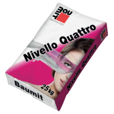 Швидкотвердіюча самовирівнювальна суміш товщина 1-20мм Baumit Nivello Quatlro 25 кг