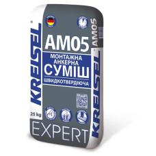 Монтажна анкерна суміш швидкотвердіюча  Kreisel АМ05 (25 кг)
