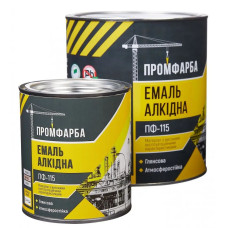 Емаль  ПФ-115 червоно-коричнева ПРОМФАРБА (25 кг)