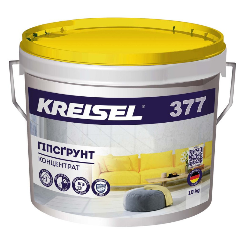 Гіпсгрунт концентрат  KREISEL 377  (у відрі 10 л)