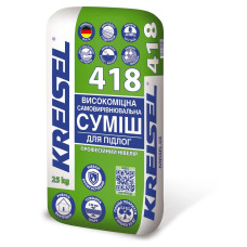 Самовирівнювальна суміш високоміцна для підлоги 2-50мм 30МПа KREISEL 418 (25 кг)