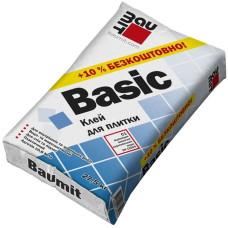 Базова клейова суміш клас С1T для  плитка Baumit Basic 27.5 кг