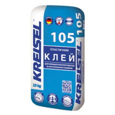 Клейова еластична суміш для облицювання керамогранітом та природним каменем KREISEL 105 (25кг)