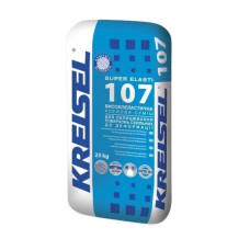 Клейова високоеластична  суміш для облицювання поверхонь схильних до деформації KREISEL 107 (25кг)