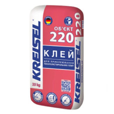 Клейова суміш для прклеювання та армування  пінопласту  KREISEL 220 (25 кг)