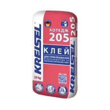 Клейова суміш для мінераловатних та пінополістерольних плит KREISEL 205 (25 кг)