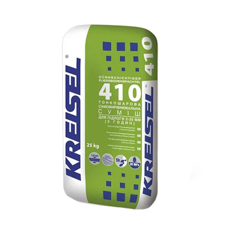 Самовирівнювальна суміш Крайзель (Kreisel) 410, 2-20мм, 25кг