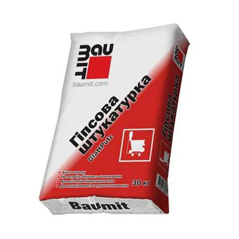 Гіпсова Штукатурка  Baumit GlattPutz 30 кг