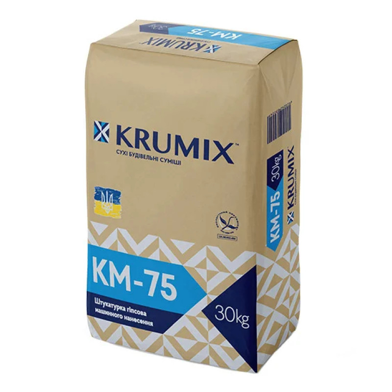 Штукатурка гіпсова машинного нанесення КМ-75 30 кг
