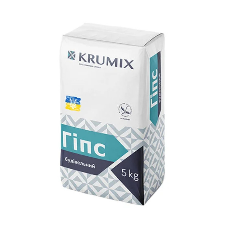 Гіпс будівельний Крумікс (Krumix) Г5, 5кг
