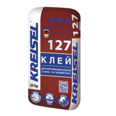 Клей для блоків з піно- та газобетону Крайзель (Kreisel) 127 Зима, 25кг